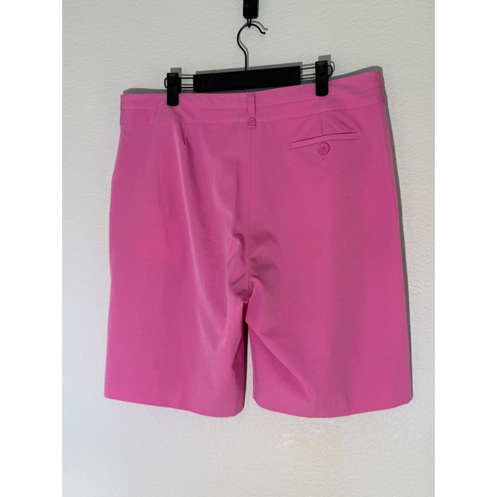 Women’s Pink Chino Golf Shorts Lightweight Preppy Summer Golfcore Casual 14 - Picture 4 of 6